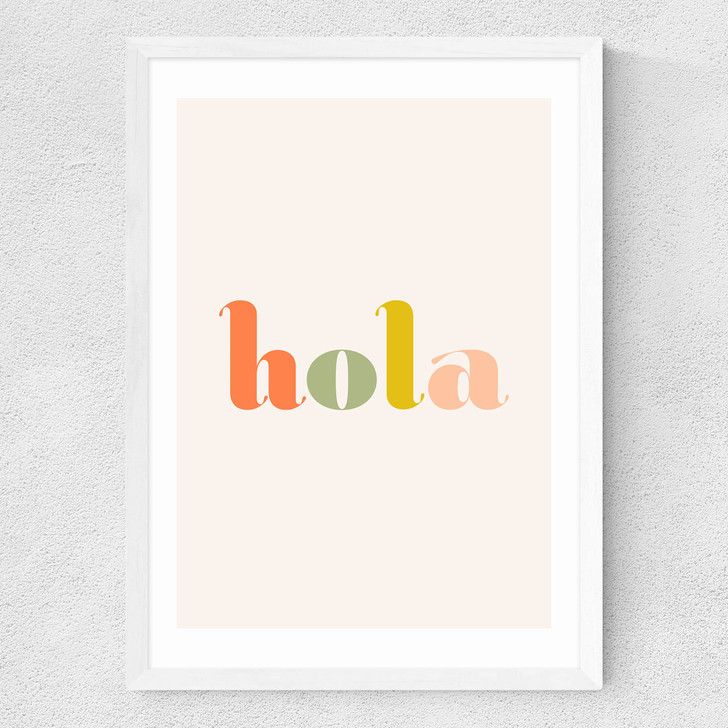 Hola Medium White Frame Hola Medium White Frame