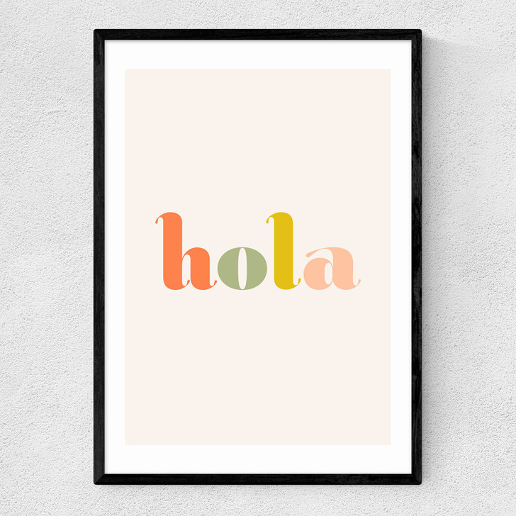 Hola Narrow Black Frame