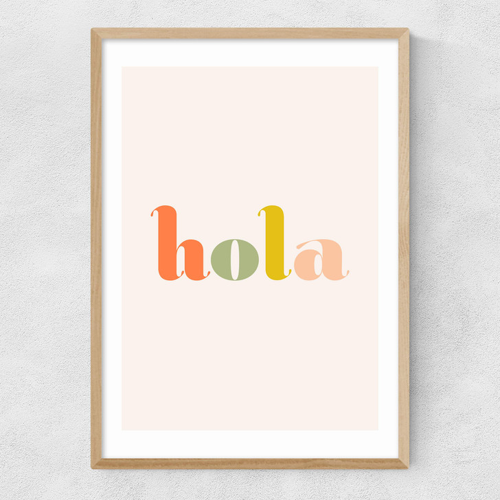 Hola Narrow Oak Frame