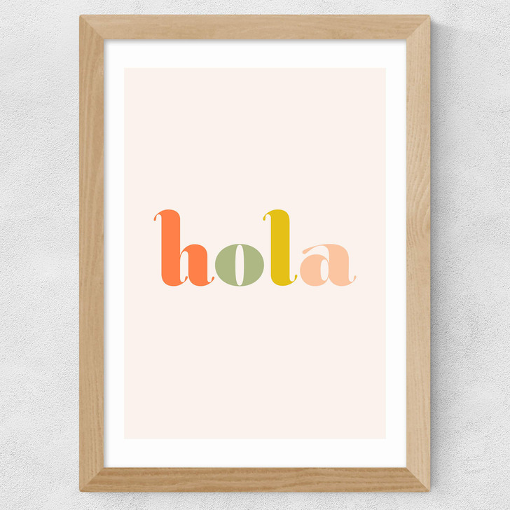 Hola Wide Oak Frame