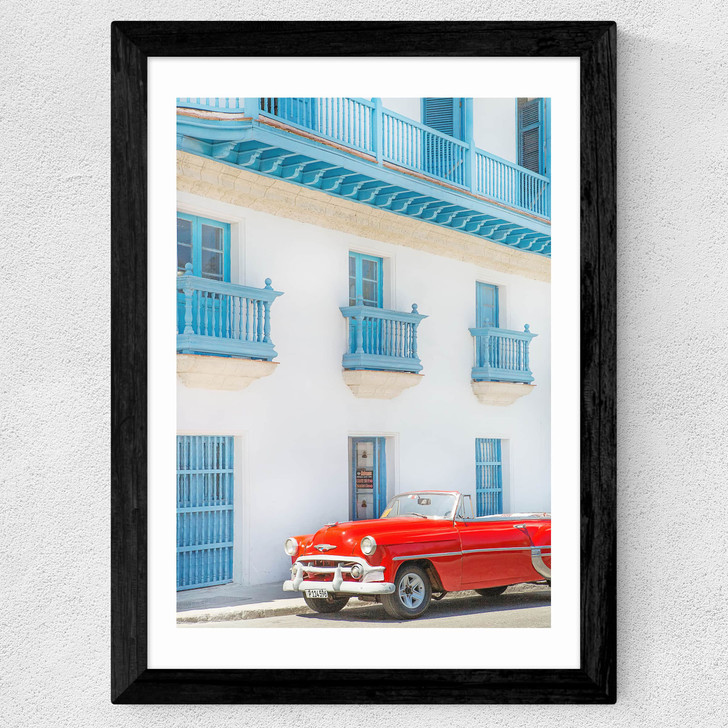 Vintage Havana Wide Black Frame