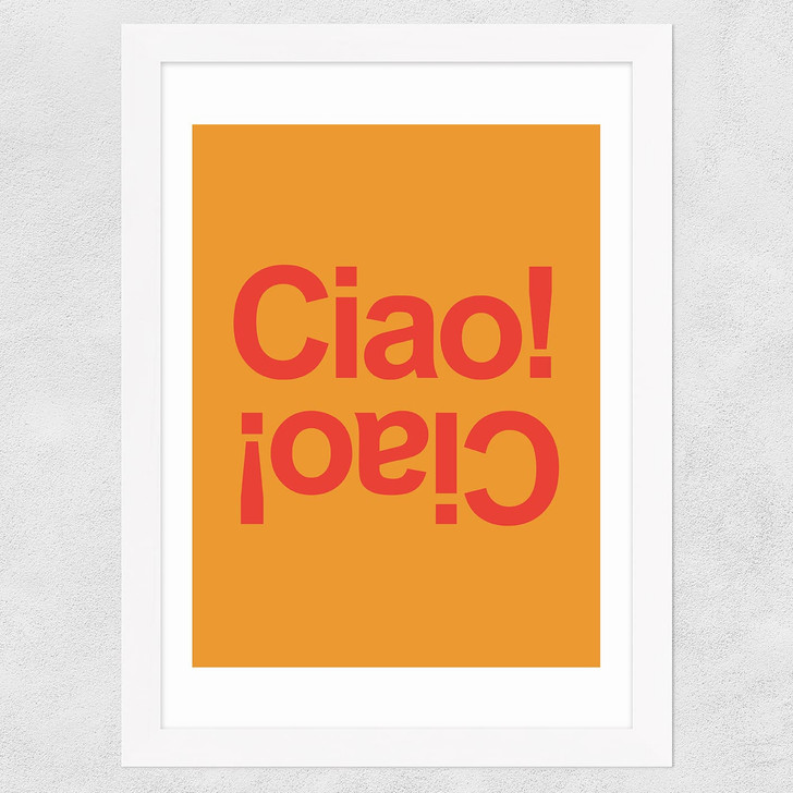 Ciao Wide White Frame Ciao Wide White Frame