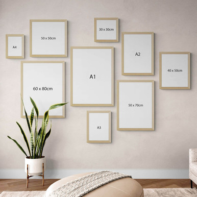 Wide Oak Frame