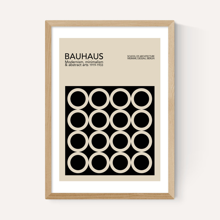 Black And Beige Bauhaus