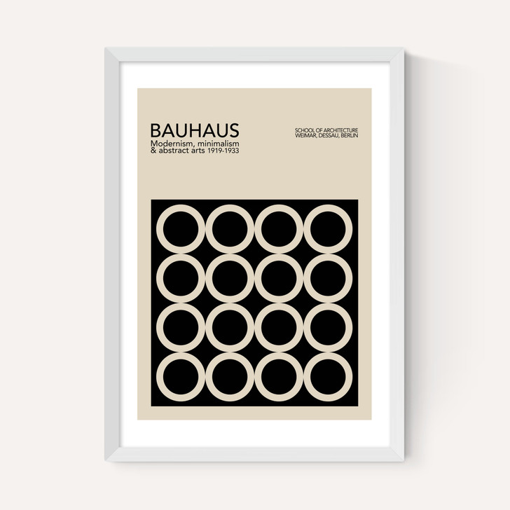Black And Beige Bauhaus
