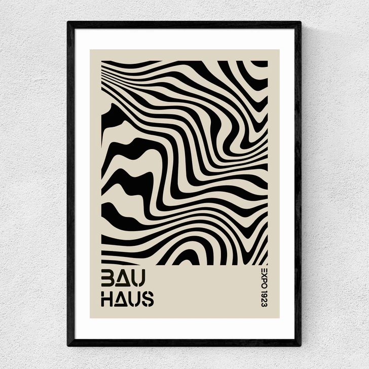 Black Op Art Bauhaus