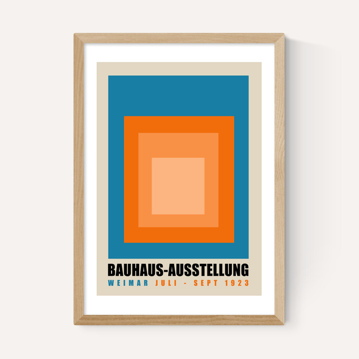 Blue And Orange Bauhaus Ausstellung