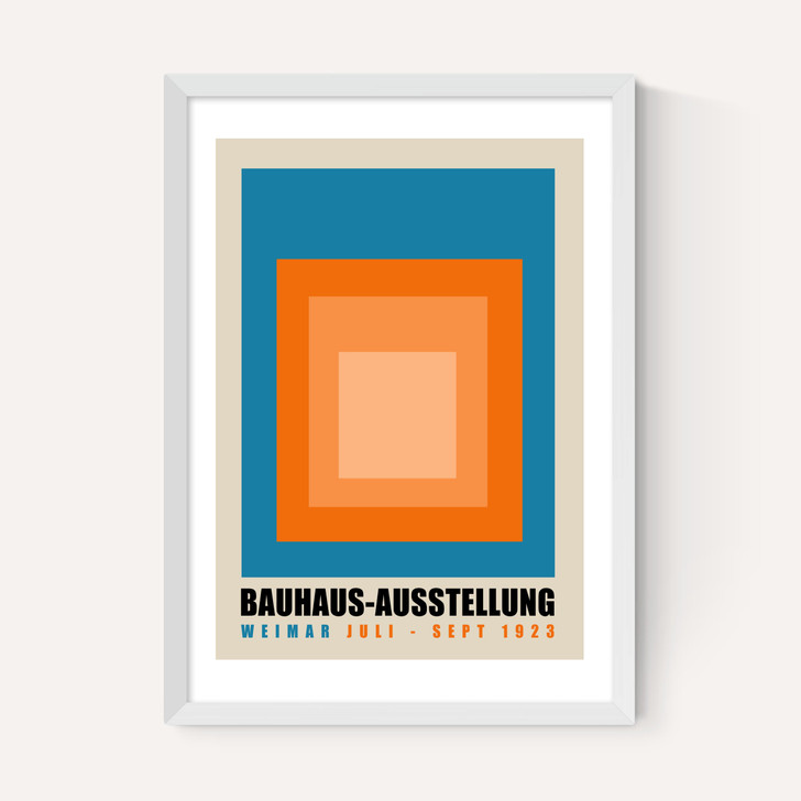 Blue And Orange Bauhaus Ausstellung
