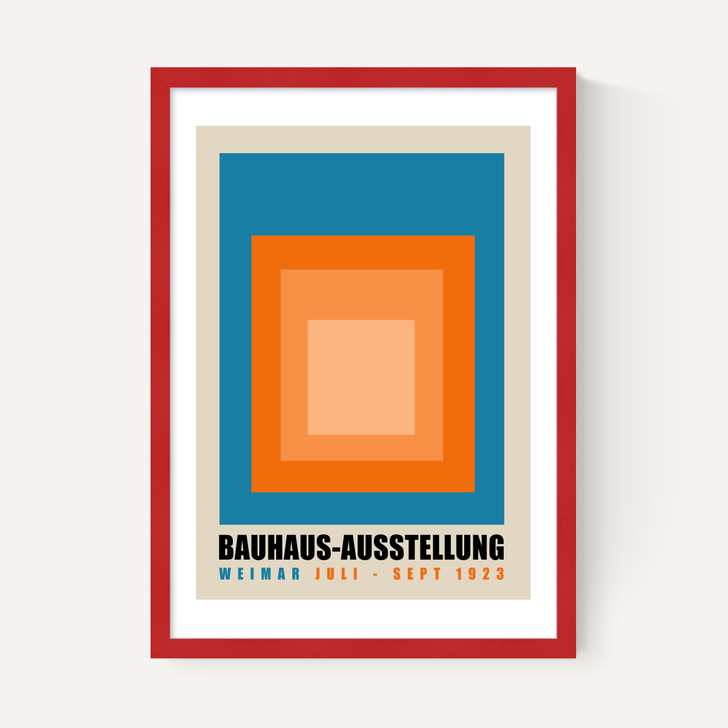 Blue And Orange Bauhaus Ausstellung