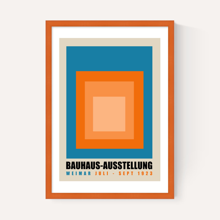 Blue And Orange Bauhaus Ausstellung