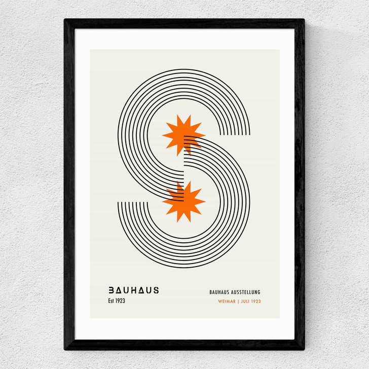 Minimalist Bauhaus Medium Black Frame