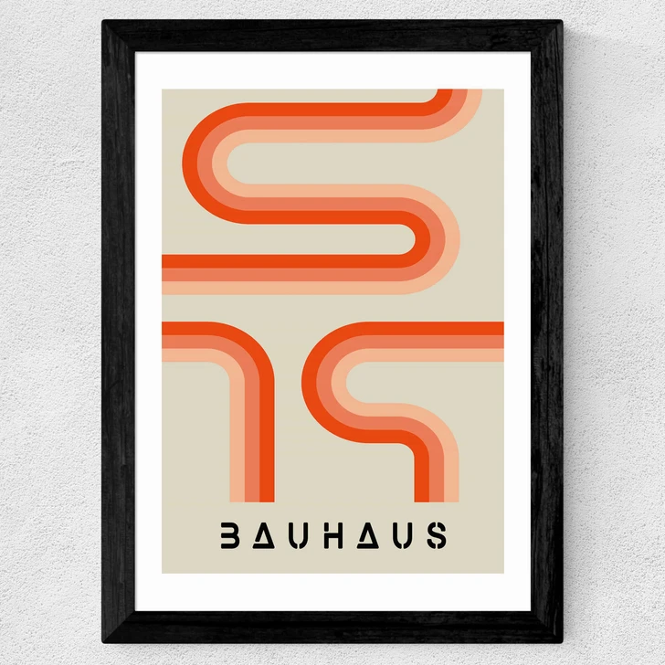 Orange Stripes Bauhaus