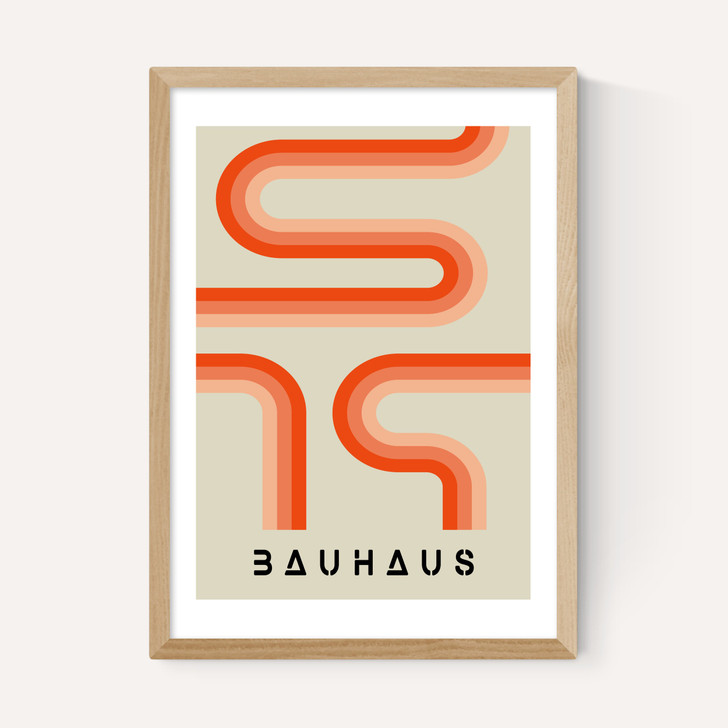 Orange Stripes Bauhaus