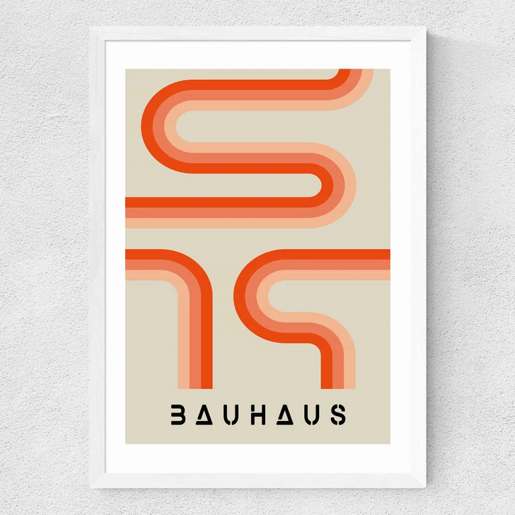 Orange Stripes Bauhaus