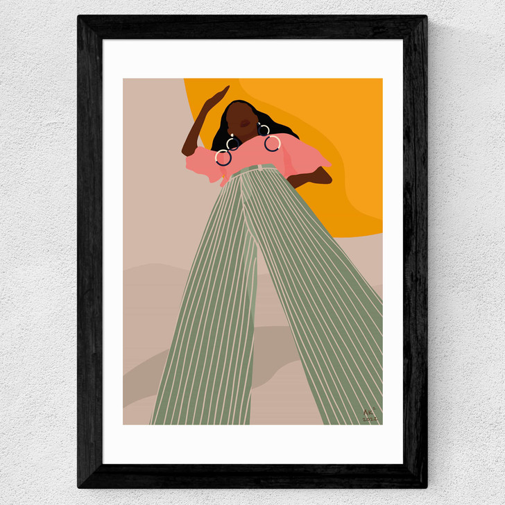 Desert Heat Wide Black Frame