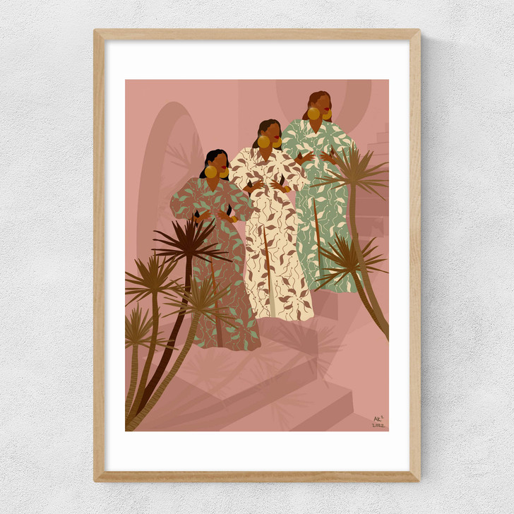 Staircase to Morocco Narrow Oak Frame Staircase to Morocco Narrow Oak Frame