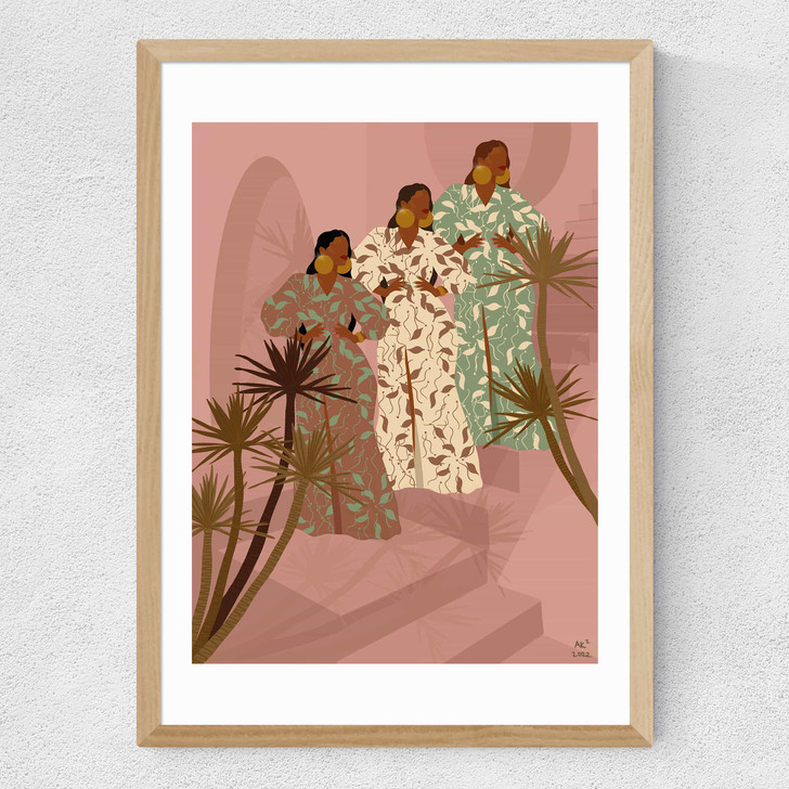 Staircase to Morocco Medium Oak Frame Staircase to Morocco Medium Oak Frame