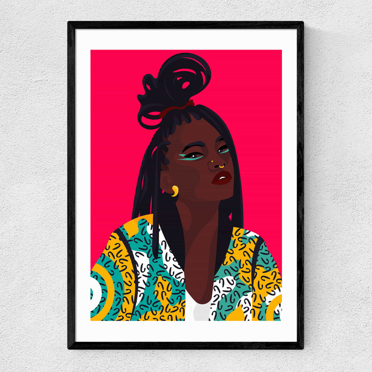 Black on Fleek Narrow Black Frame Black on Fleek Narrow Black Frame