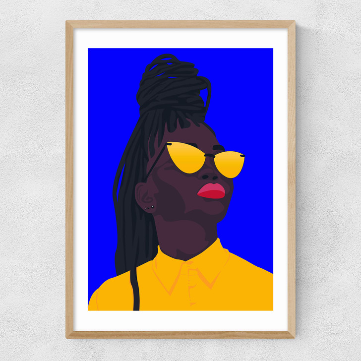 Colorful Oak Narrow Oak Frame