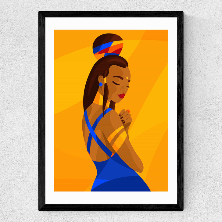 Love Yourself by Sofia Doudine Medium Black Frame Love Yourself by Sofia Doudine Medium Black Frame