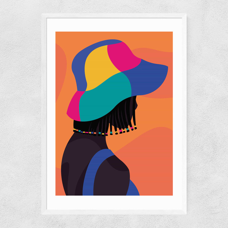 Summer Vibe Narrow White Frame Summer Vibe Narrow White Frame