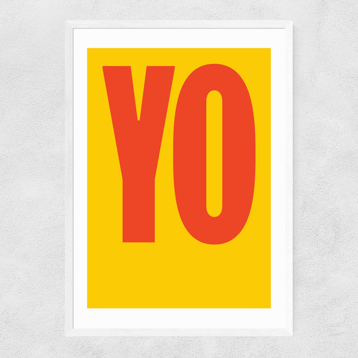 Yo Narrow White Frame