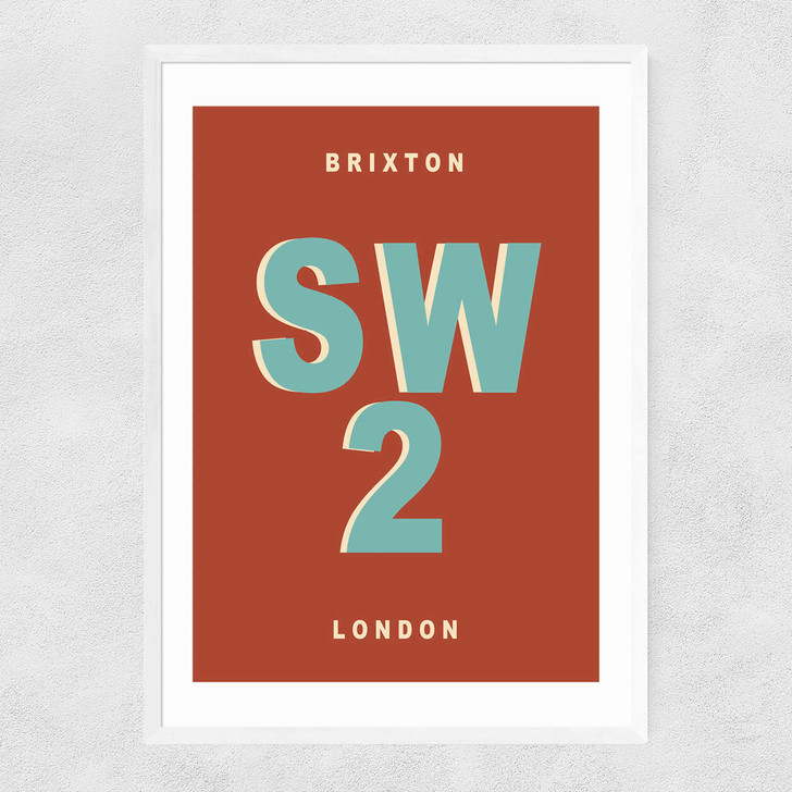 Brixton SW2 Narrow White Frame Brixton SW2 Narrow White Frame