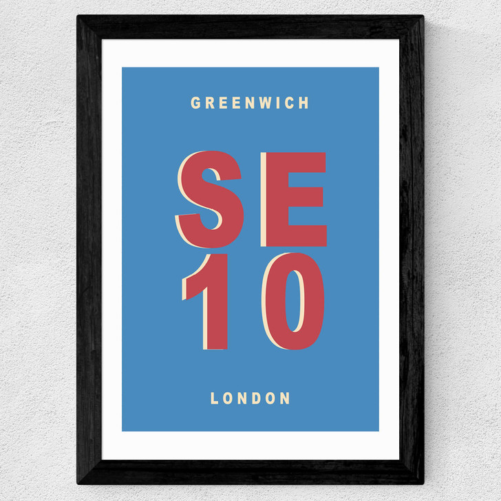 Greenwich SE10 Wide Black Frame