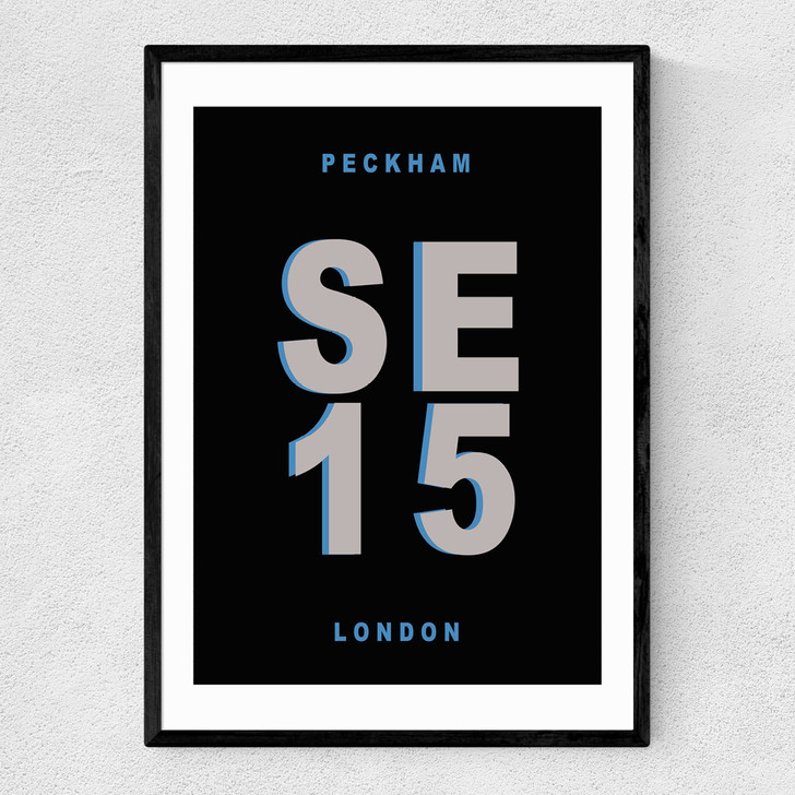 Peckham SE15 Narrow Black Frame Peckham SE15 Narrow Black Frame