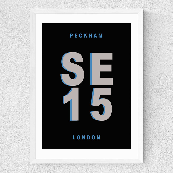 Peckham SE15 Medium White Frame Peckham SE15 Medium White Frame