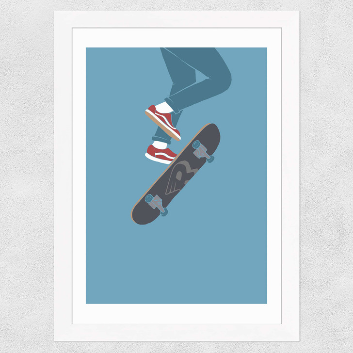 Kickflip Wide White Frame