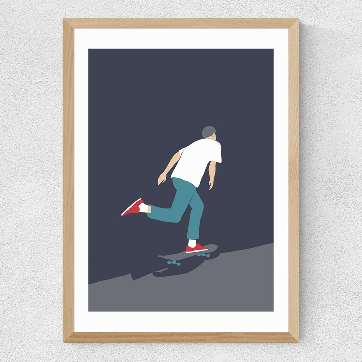 Skate away Medium Oak Frame Skate away Medium Oak Frame