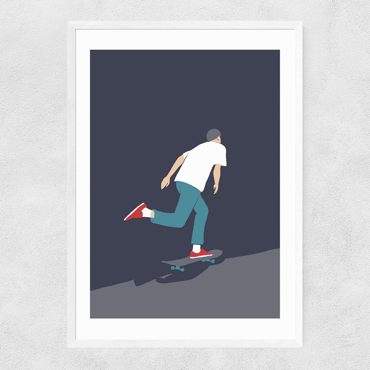 Skate away Narrow White Frame