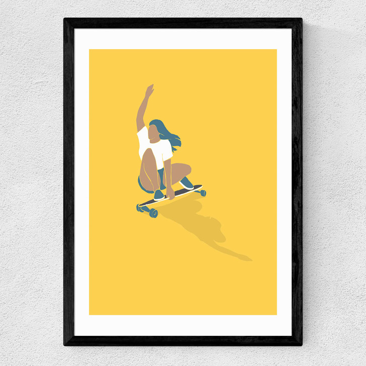 Slide Medium Black Frame Slide Medium Black Frame