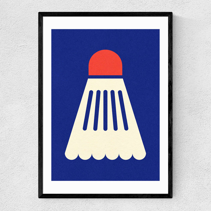 Badminton White Red Narrow Black Frame Badminton White Red Narrow Black Frame