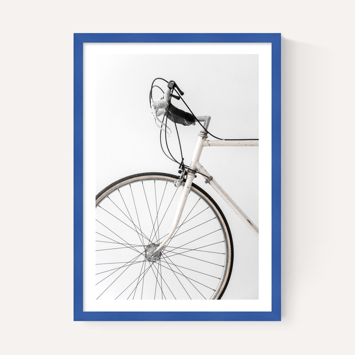 338 White Minimal Bicycle