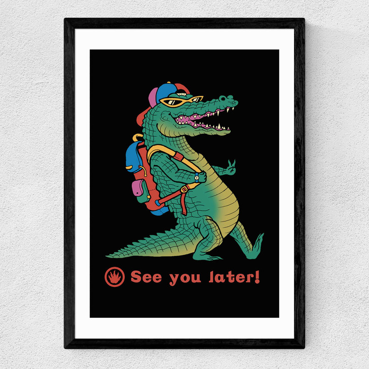 See You Later Medium Black Frame See You Later Medium Black Frame