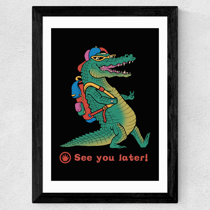 See You Later Wide Black Frame See You Later Wide Black Frame