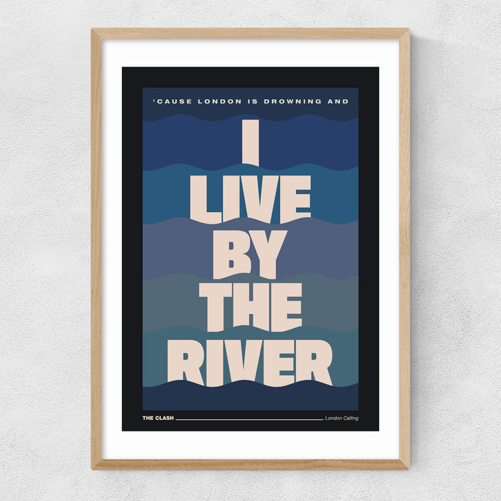 By the River Narrow Oak Frame By the River Narrow Oak Frame