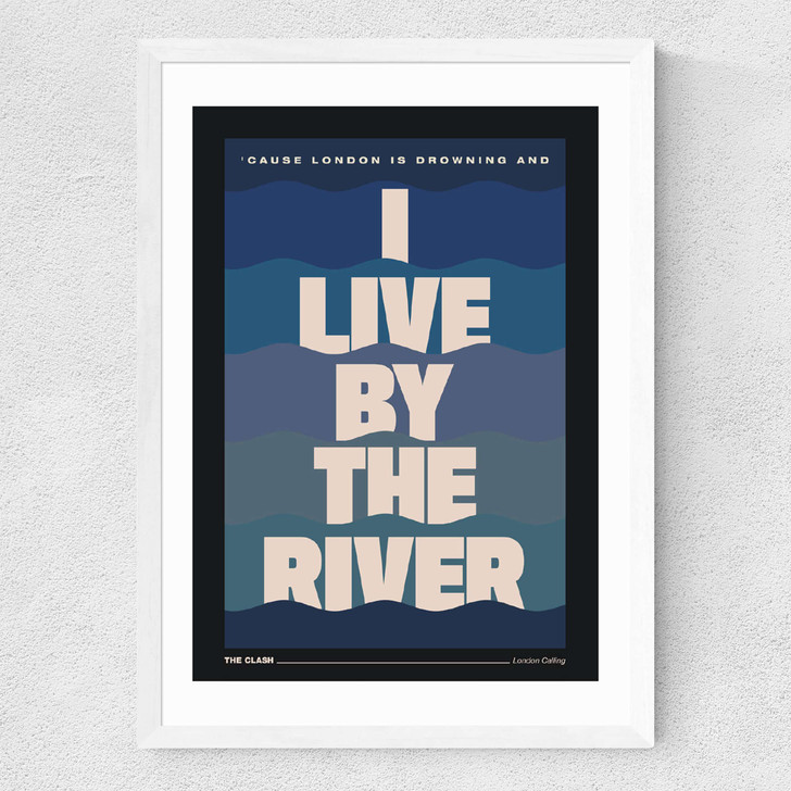 By the River Medium White Frame By the River Medium White Frame