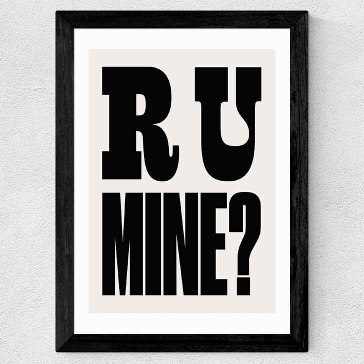R U Mine Wide Black Frame R U Mine Wide Black Frame