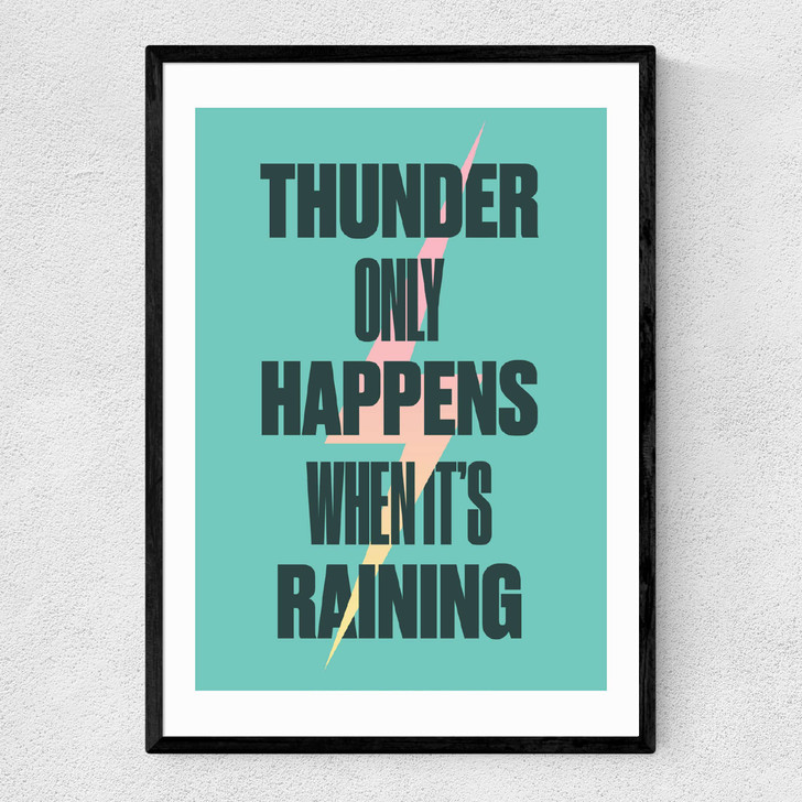 Thunder Narrow Black Frame