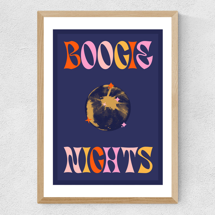 Boogie Nights Medium Oak Frame