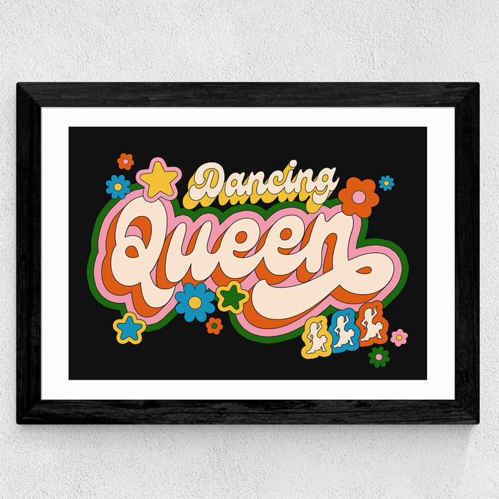 Dancing Queen Wide Black Frame