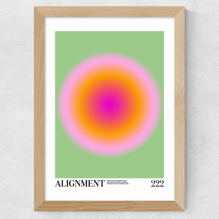 Alignment Wide Oak Frame