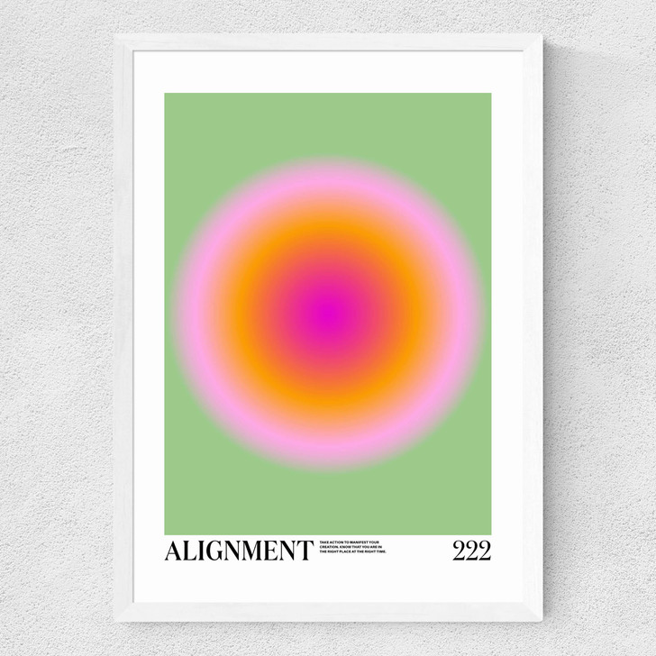 Alignment Medium White Frame