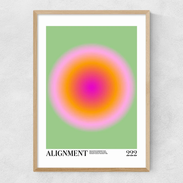 Alignment Narrow Oak Frame