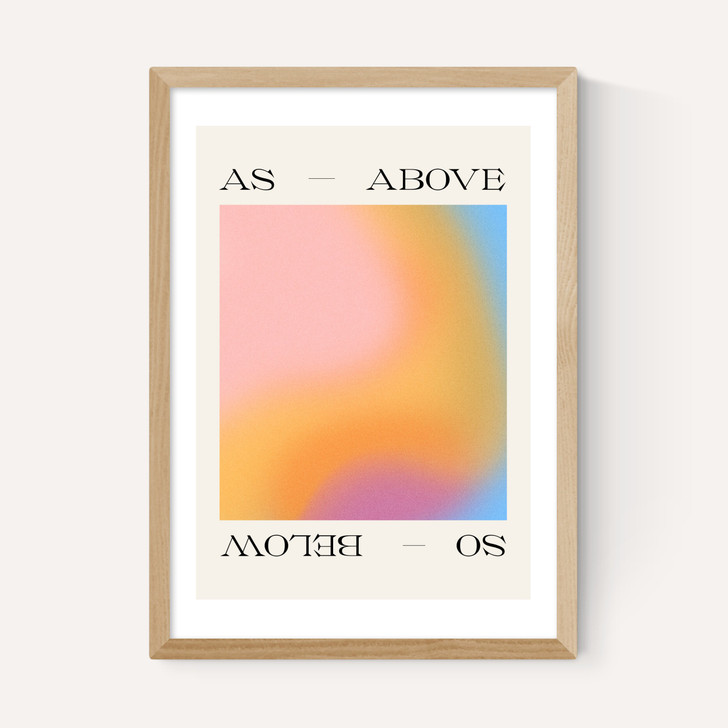 As Above So Below by Tiger Spirit Prints