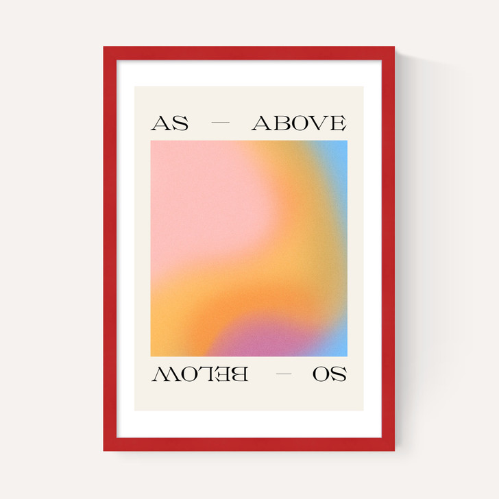 As Above So Below by Tiger Spirit Prints