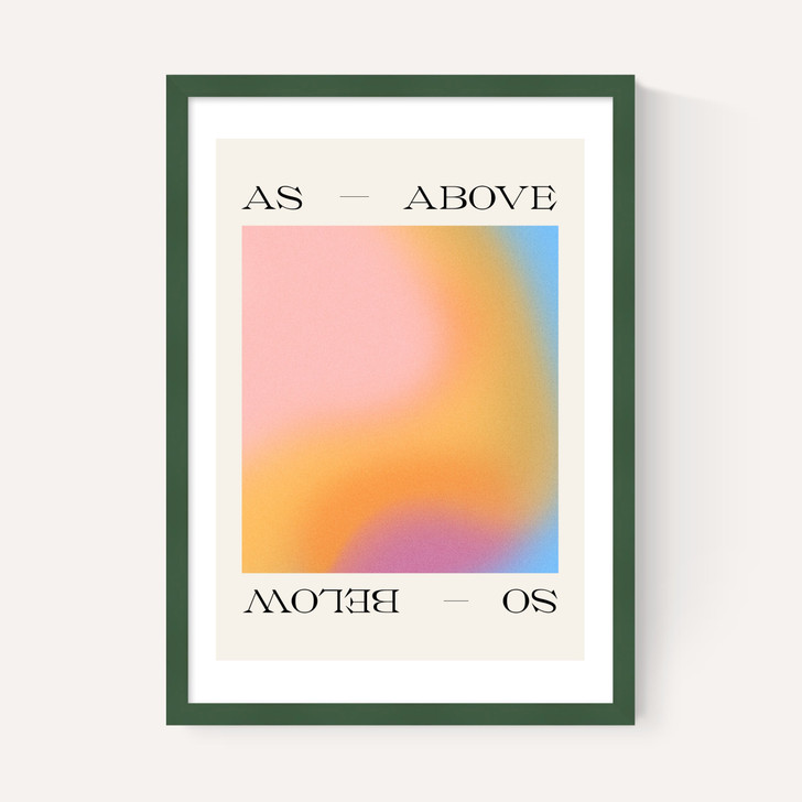 As Above So Below by Tiger Spirit Prints